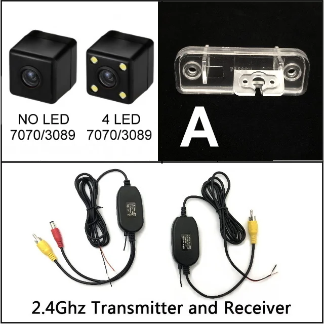 A wireless n Camera Для Mercedes Benz CLS SLK clk-класс C219 W219 R171 W209 A209 C209 Автомобильная резервная парковочная камера заднего вида HD ночного видения - Color Name: A wireless n Camera