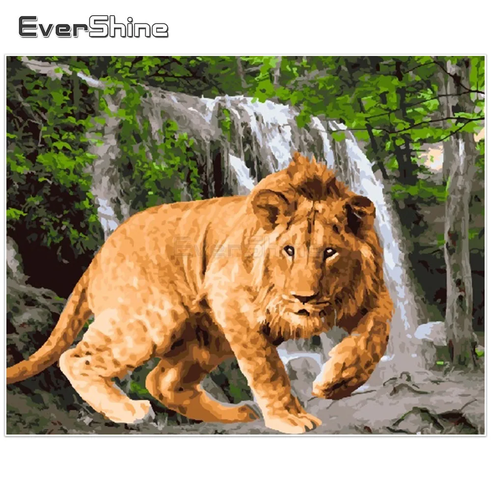 EverShine алмазная живопись вышивка крестом животные мозаика полная квадрат