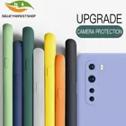 Чехол-накладка для OnePlus Nord 8 Pro, 7 Pro, 6T, 5T, противоударный, из жидкого силикона