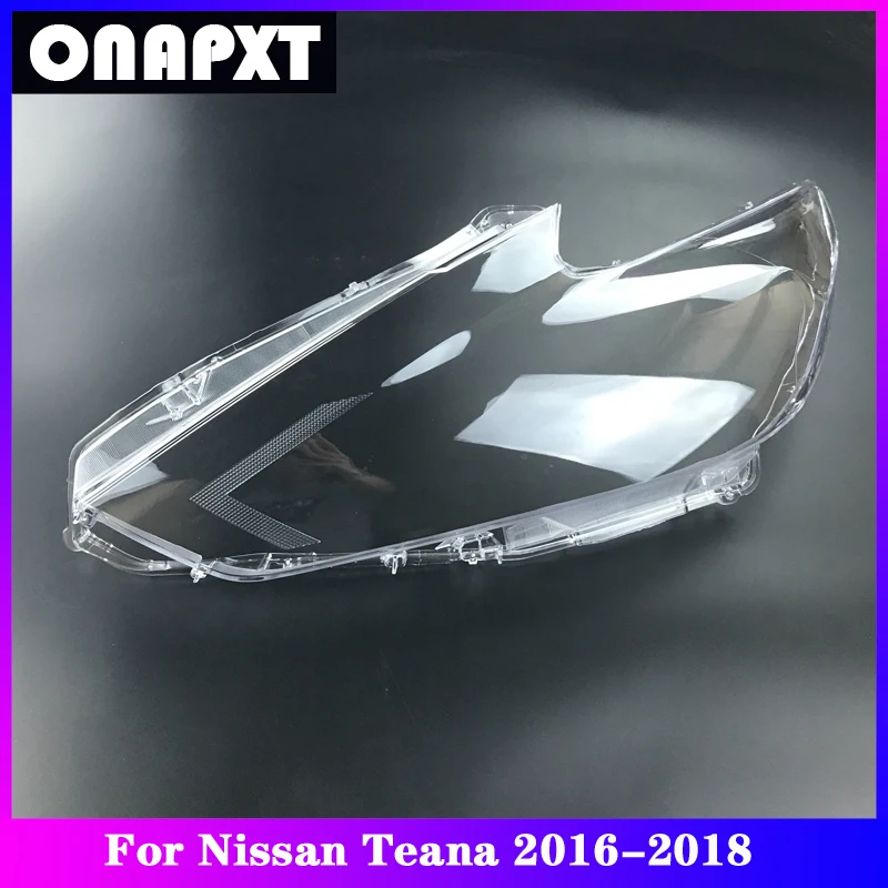 

Front Headlight Cover Replacement For Nissan Teana Plexiglass Head Light Lampshade Lamp Shell Case Transparent Lens 2016-2018
