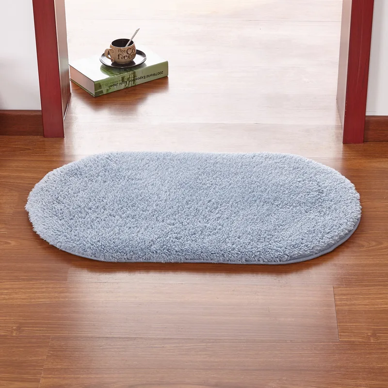 Овальный ковер из овечьего кашемира для кухни гостиной прихожей столов ванной