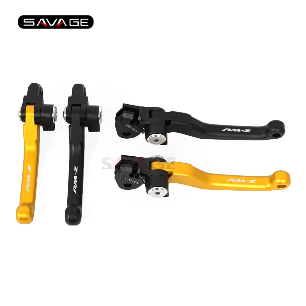

CNC Pivot Brake Clutch Levers For SUZUKI RM-Z 250 RM-Z 450 RMZ250 RMZ450 2005-2020 18 2019 Motorcycle Accessories Dirt Bike LOGO