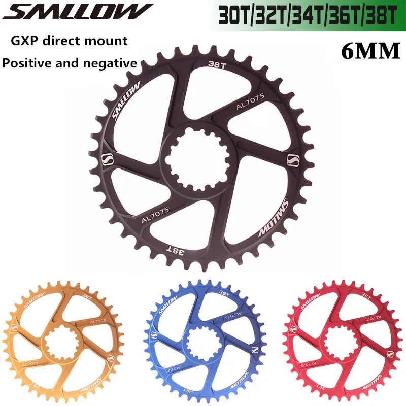 SMLLOW MTB горный велосипед с одной пластиной GXP прямой монтаж цельный положительный