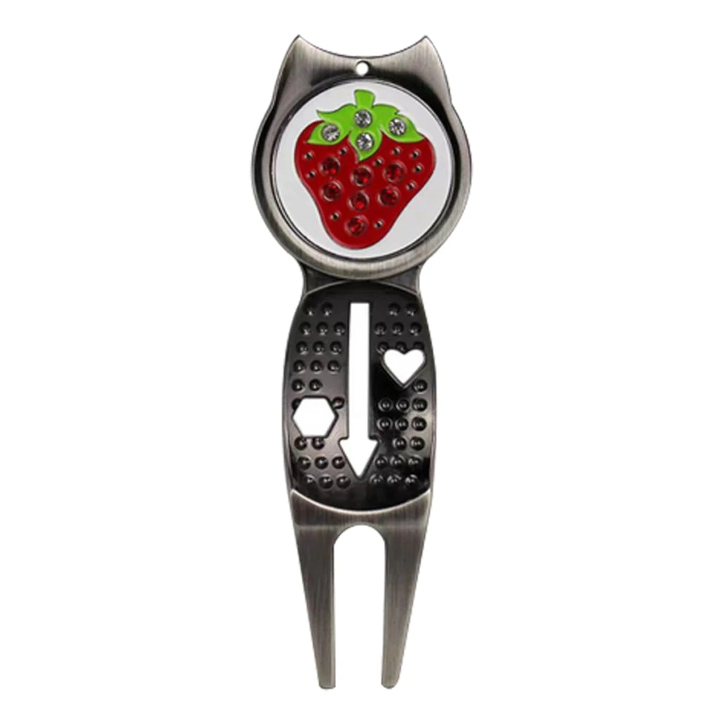 

Portable Golf Divot Repair Prong Detachable Liner Practice Aids