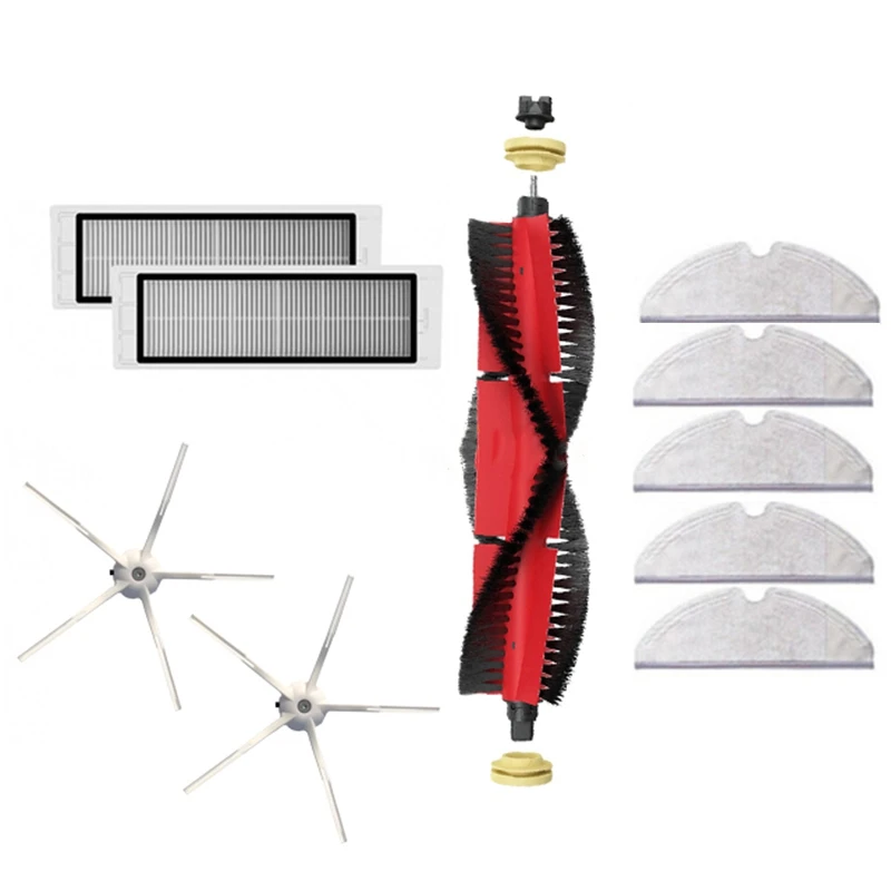 

10 шт. пылесос запасные части Аксессуары для Xiaomi Roborock S5 Max S50 S6 S60 HEPA фильтр основная боковая щетка