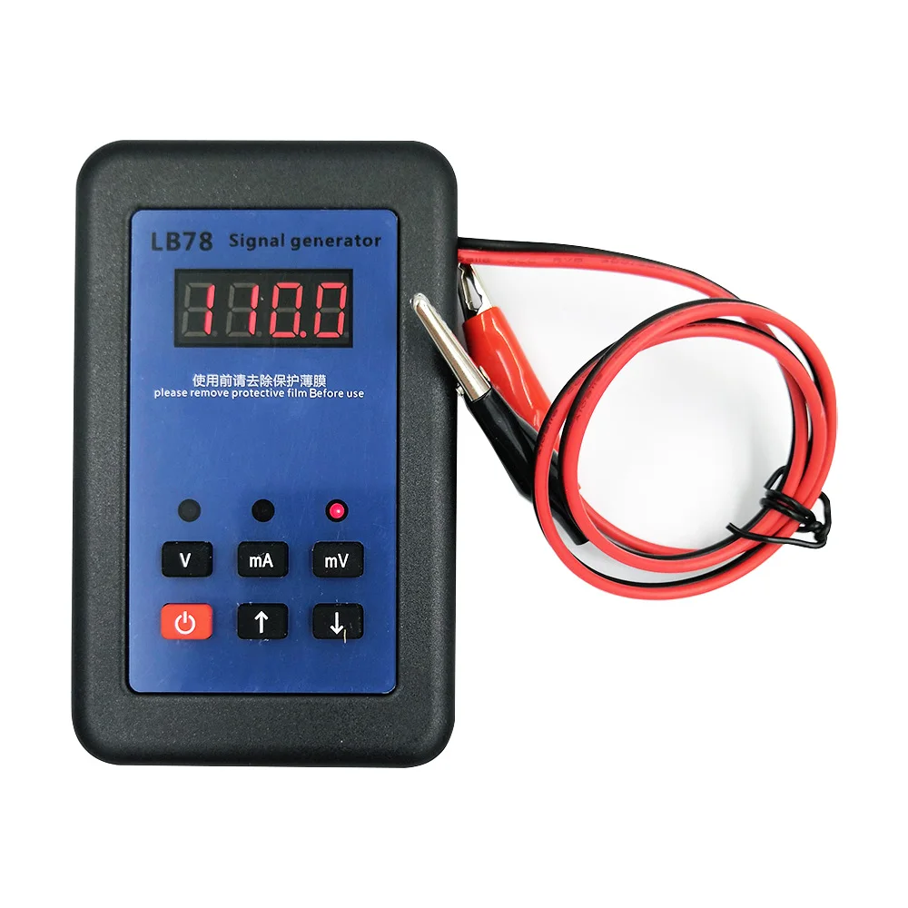 

Precision Analog 0-5V 0-11V 4-20mA 0-110mV Signal Generator 0-20mA Adjustable Voltage Current Simulator LB78 Have Battery Inside