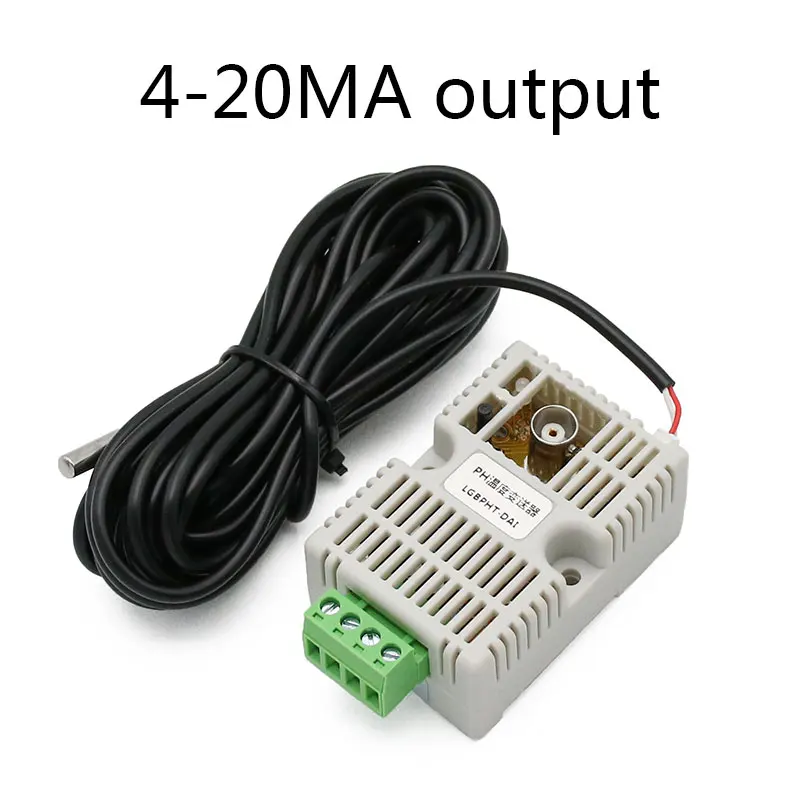 4-20MA output РН датчик температуры датчик обнаружения модуль напряжение 0-5 в 0-10 В 4-20mA RS485 выход рН датчик рН электрод BNC - Цвет: 4-20MA output