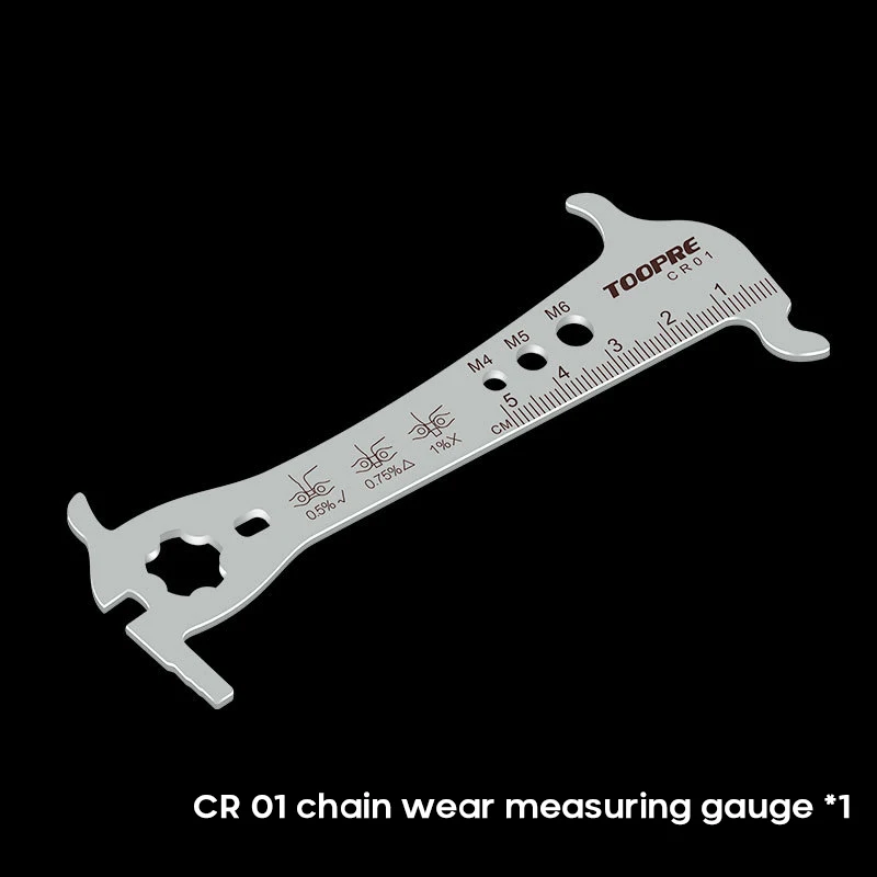 

Multifunction Chain Measuring Ruler Bicycle Chain Wear Checker Indicator Repair Tool Mountain Road Chain Gauge Measurement Ruler