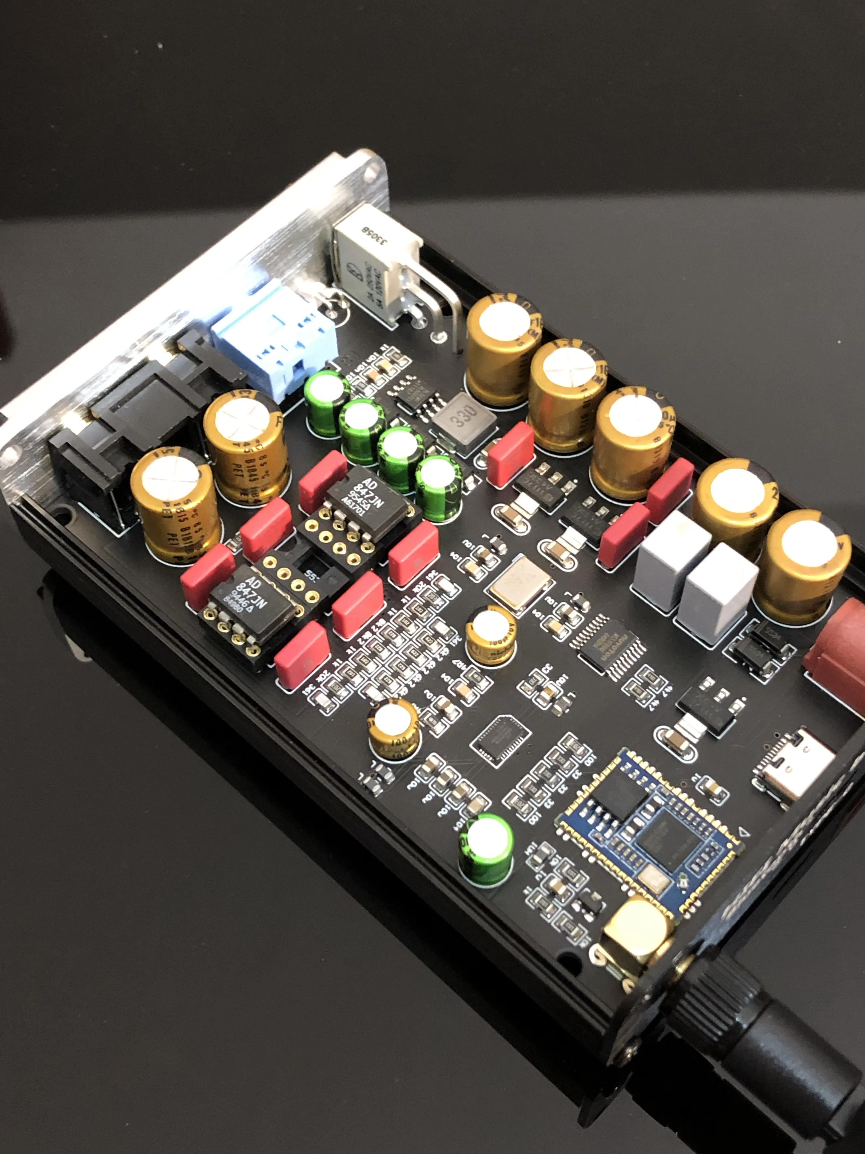 QCC5125 Bluetooth 5 1 декодер ES9038Q2M APTXHD LDAC без потерь ресивер CSR8675