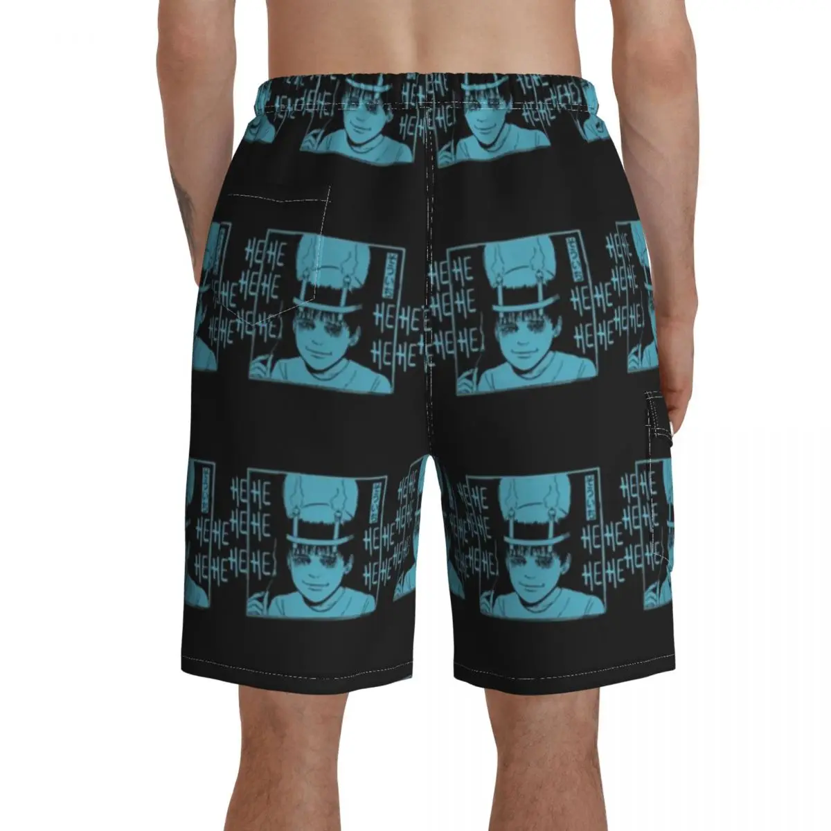 

Souichi Board Shorts Swimming Trunks Polyester Men Beach Pattern Swim Trunks