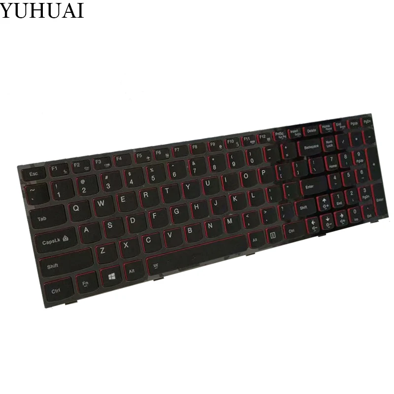Новая клавиатура США для lenovo Y590 Y500 Y510P Клавиатура ноутбука США Blacklight