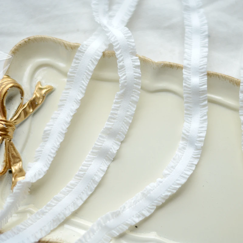 1 м эластичный кружевной материал белая эластичная лента кружевная ткань для