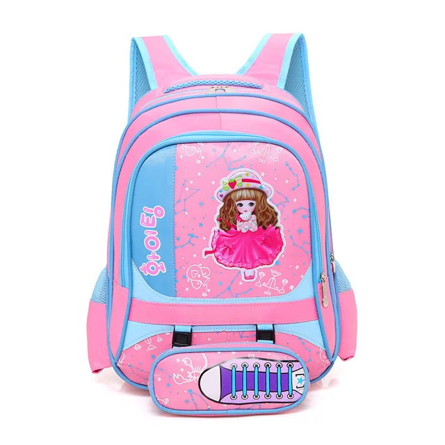 School Girls waterproof 2023 Bags Children Backpack Primary Bookbag Orthopedic Princess Schoolbags Backpacks Mochila Infantil