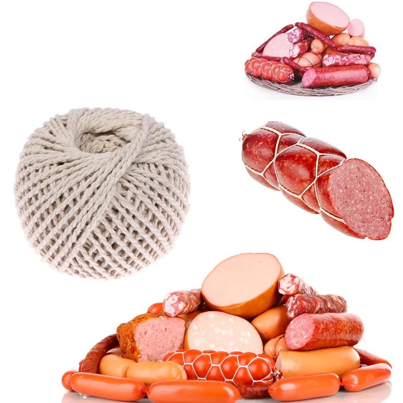 Шпагат для приготовления мяса хлопковый шпагат мясника ветчины хот дога колбаса
