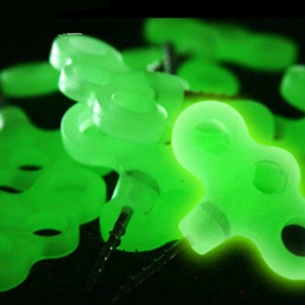 

5pcs Luminous Ground Pin Spiral Travel Tent Nail Camping Pegs Hiking Night Vision Equipment Outdoor Hook Screw Spike Rope Buckle