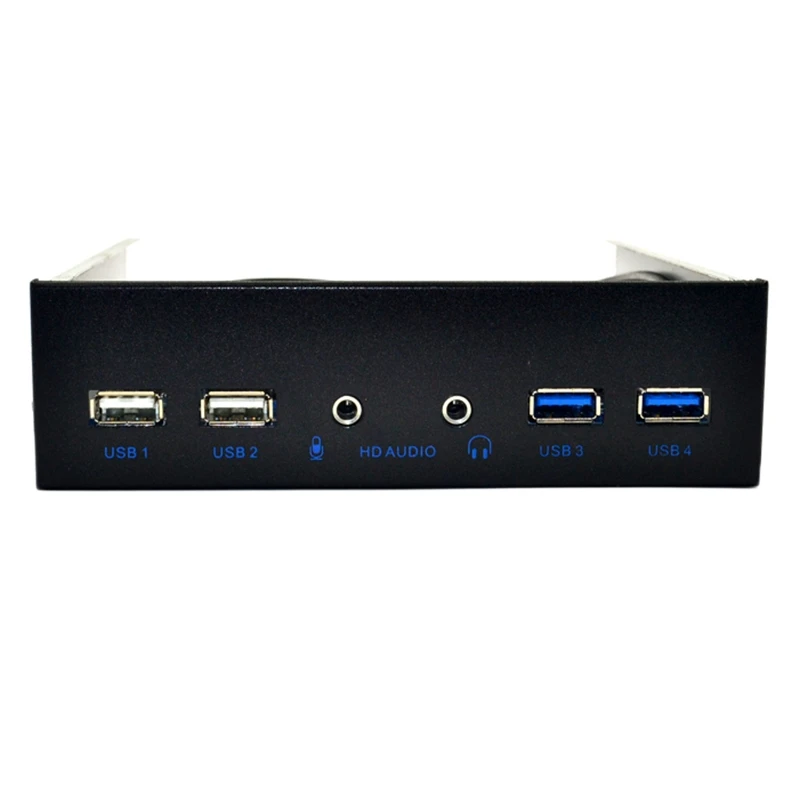 

Чехол для настольного ПК, 5,25 дюйма, внутренняя Передняя панель usb-хаб, 2 порта s Usb 3,0 и 2 порта s Usb 2,0 с 20-контактным разъемом Hd o Port