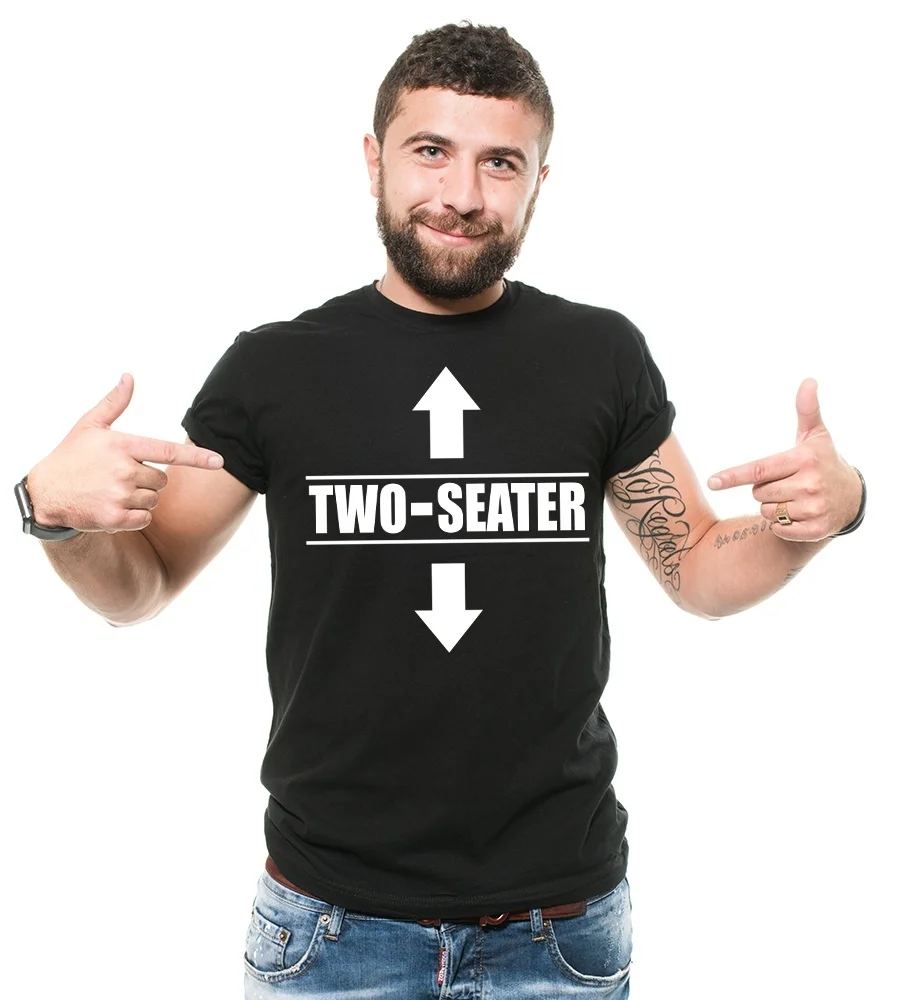 

Two Seater Arrows Funny College Humor T Shirt Gift Tee Sarcastic T Shirt MI-TEE