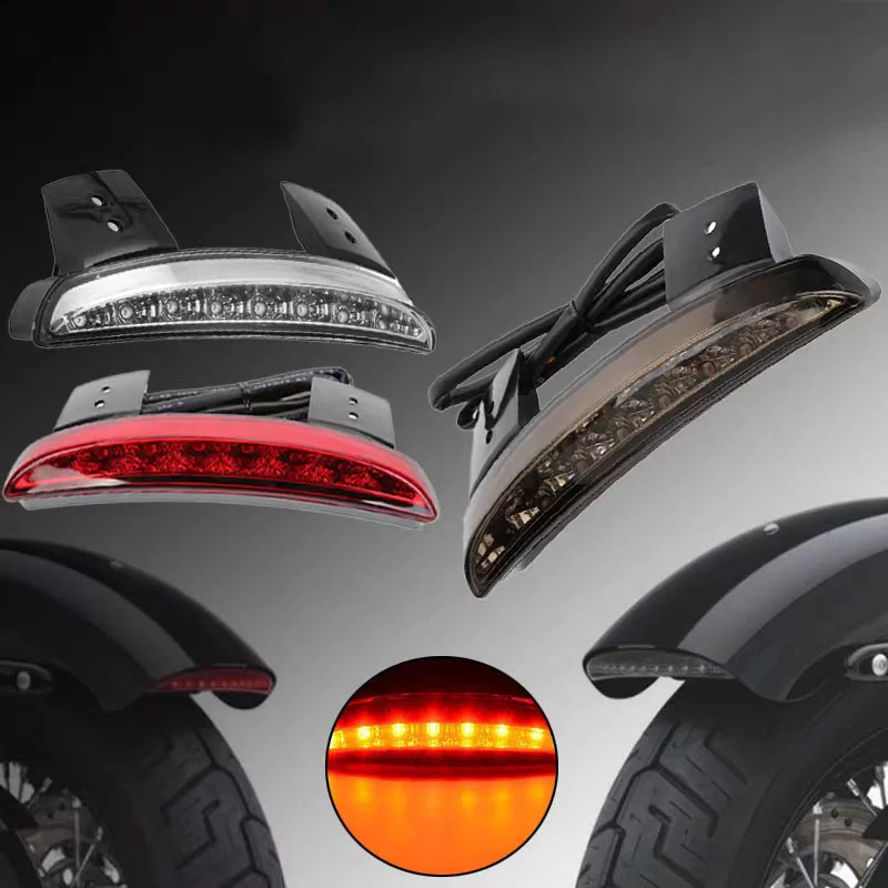 Новейшее обновление общий Led заднее крыло мотоцикла край поворотники задние