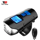 Велосипедный передний фсветильник рь с спидометром, компьютером и ЖК светильник дисплеем