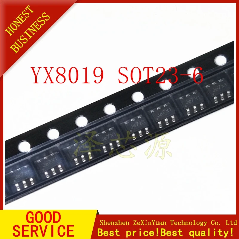 10 шт./лот YX8019 SOT23-6 8019 газонное освещение на солнечной лампы boost интегральной схемы