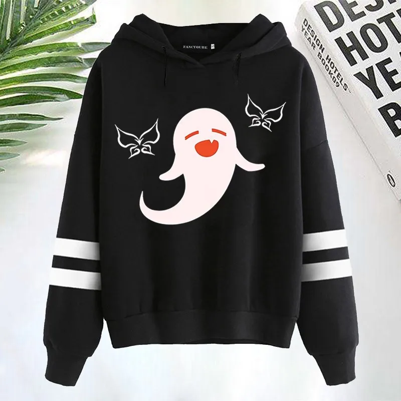 

Genshin Impact Hu Tao Cape Hoodie Women Kawaii Cartoon Manga Aesthetic Hot Game Streatwear Pullover Harajuku Casual Hi Hop