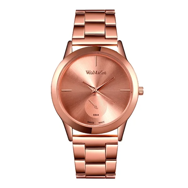 038844rosegold Часы женские роскошные женские золотые часы модные женские кварцевые женские часы из нержавеющей стали montre femme reloj mujer - Цвет: 038844rosegold