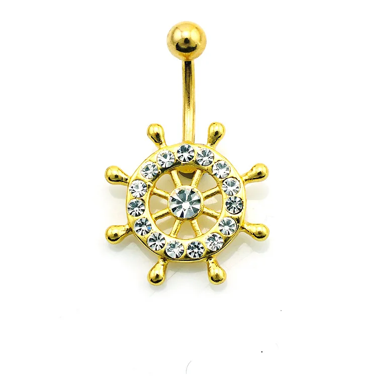2019 Новое поступление модное кольцо пупка Серьги с драгоценными камнями