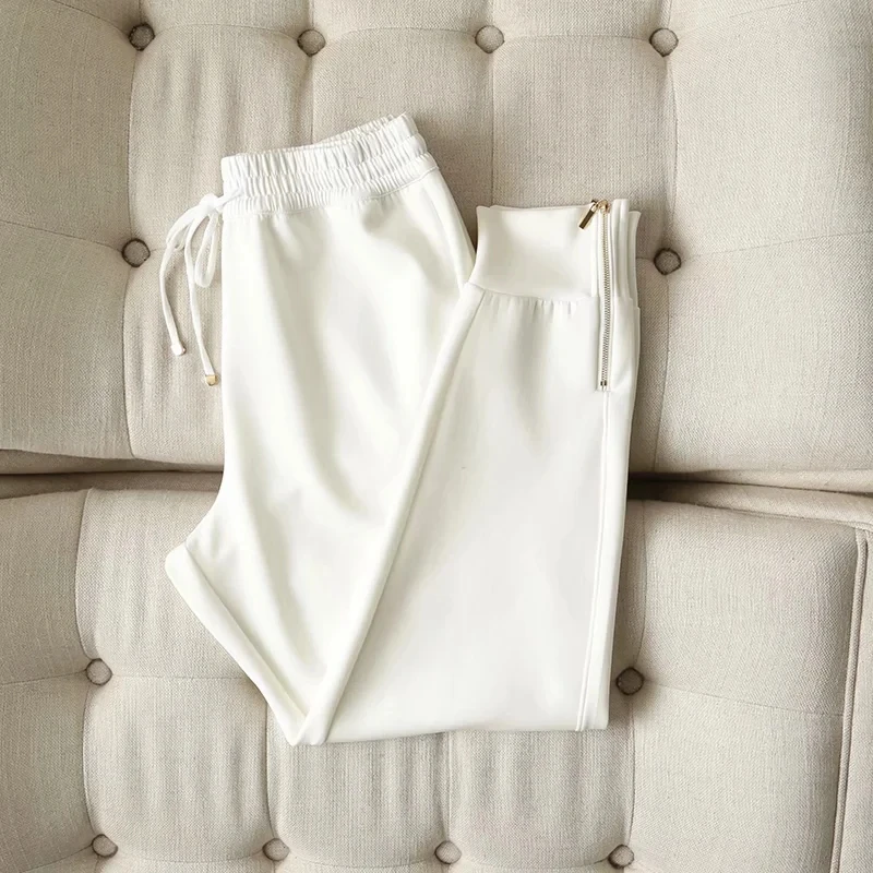 

Withered England Simple Fashion O-neck Loose Winter Hoodies Women Sweatshirt Pullovers Tops Harem Jogger Pants 2 pieces sets