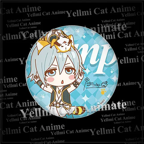 1 шт. 58 мм Idolish7 Значки для косплея брошь булавка коллекции икон Никайдо Ямато