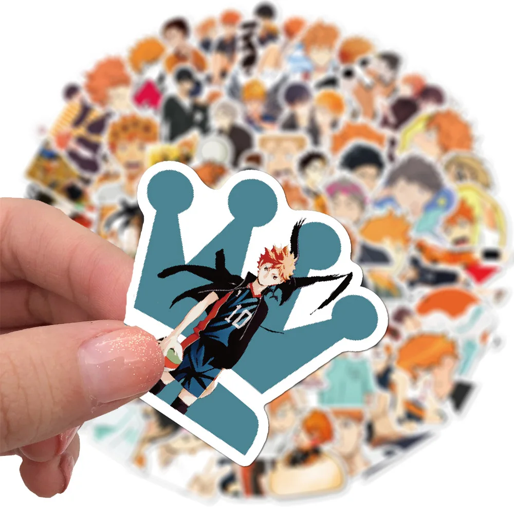 Стикеры Аниме Haikyuu для волейбола 10/50/100 шт. | Канцтовары офиса и дома