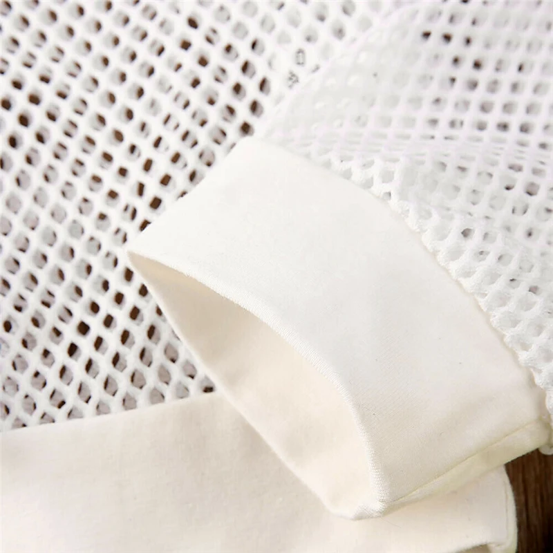 Лето 2020 одежда для маленьких девочек модная Сетчатая футболка + спортивные штаны