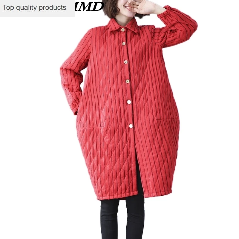 Новинка 2020 Женская осенне-зимняя куртка теплая утолщенная большой размер