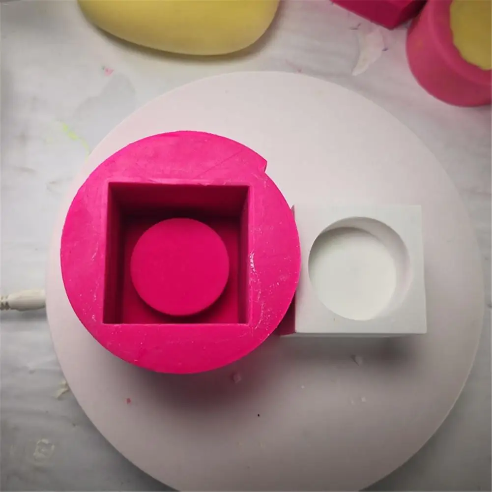 Силиконовая форма для гипсового цемента мясистый цветочный горшок 3D силиконовый