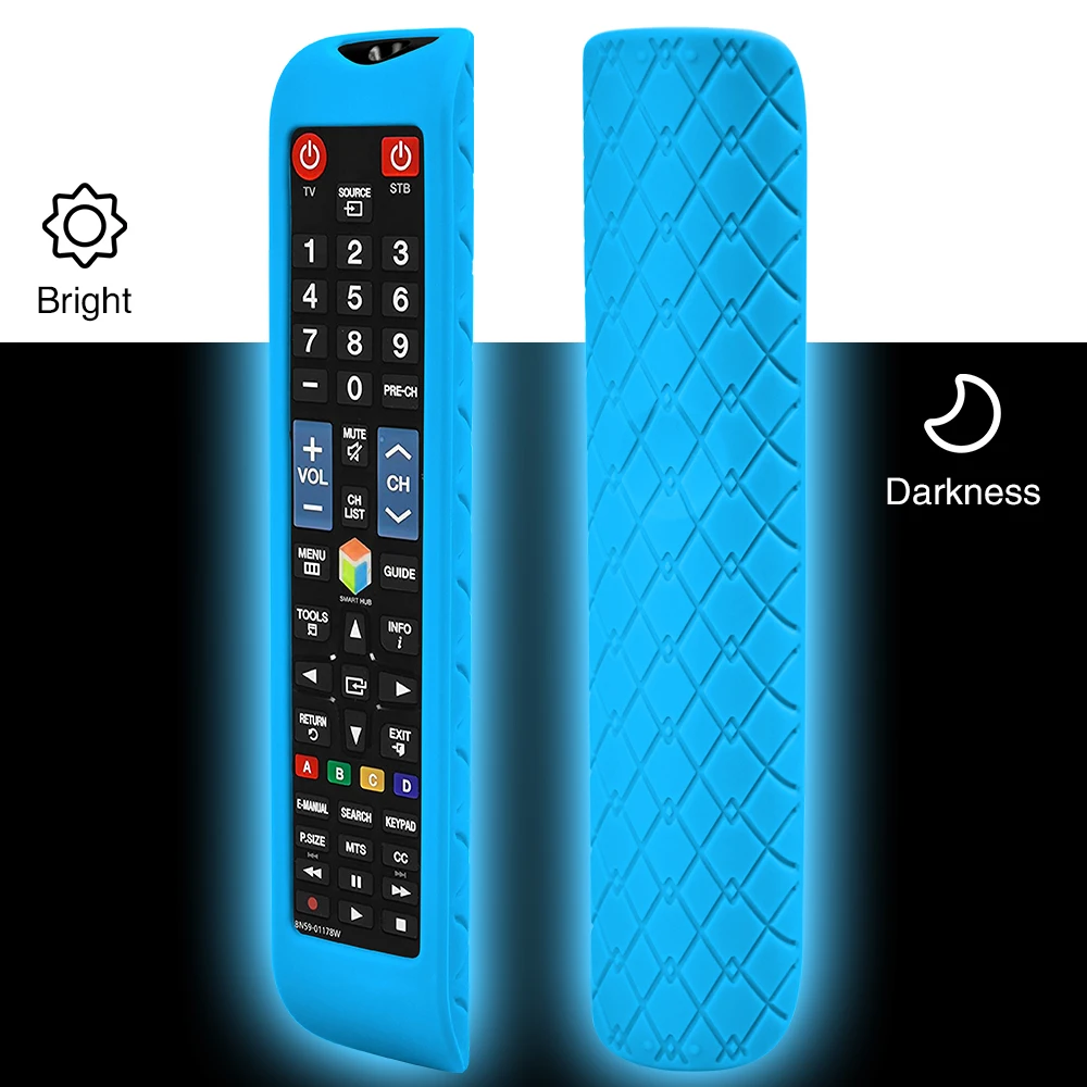 Силиконовый защитный чехол для Samsung Smart TV пульт дистанционного BN59-01178W AA59-00652A AA59-00594A ударопрочный чехол - изображение