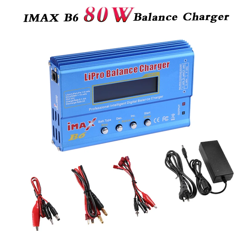 Балансирующее зарядное устройство Lipro IMAX B6 80 Вт Lipo NiMH Lilon NiCd RC балансирующее с