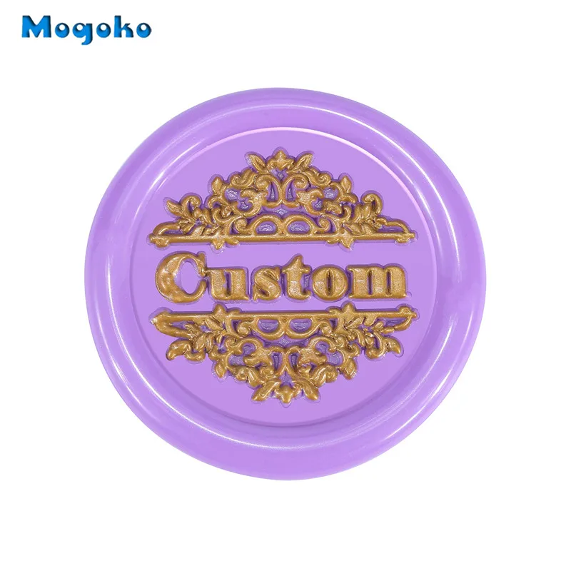 Mogoko персонализированный заказной логотип сургучная печать головка штемпеля
