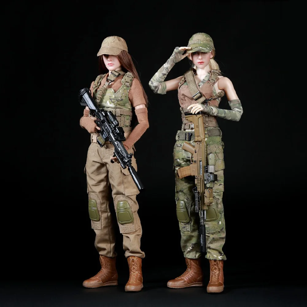 

1/6 весы Тактический Женская тактическая одежда аксессуар военный боевой серии комплект FG003 FG004 для 12 дюймов фигурку тела