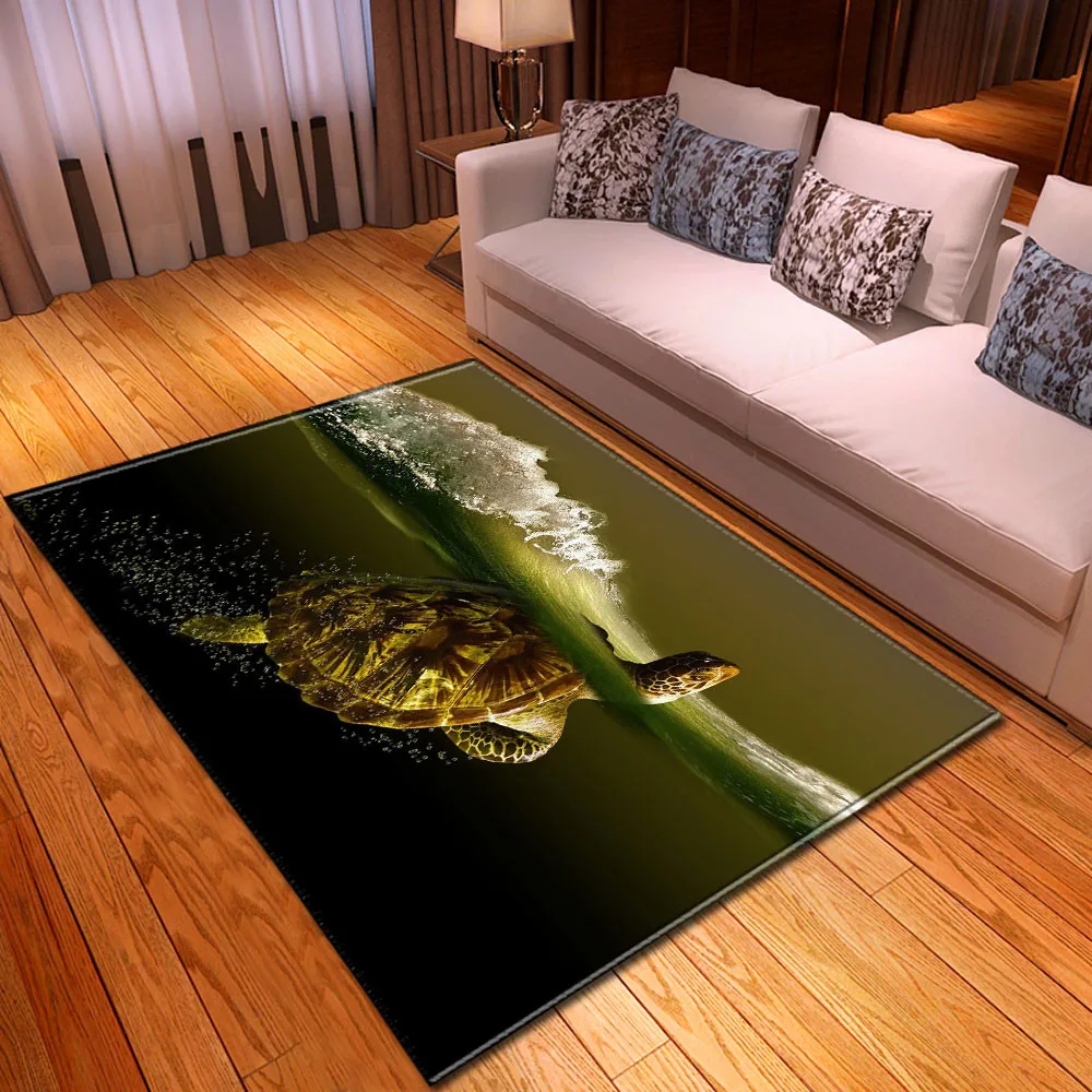 Современного дома гостиной коврик Детская игровая пол ковер морская черепаха