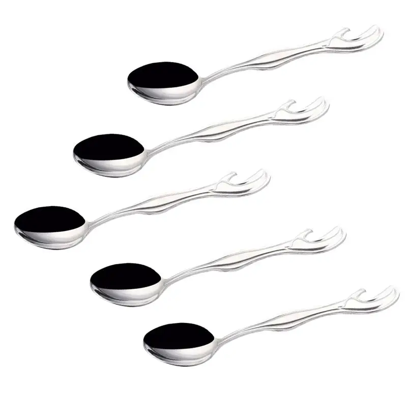 5 шт. кофейная ложка из нержавеющей стали посуда для смешивания креативная