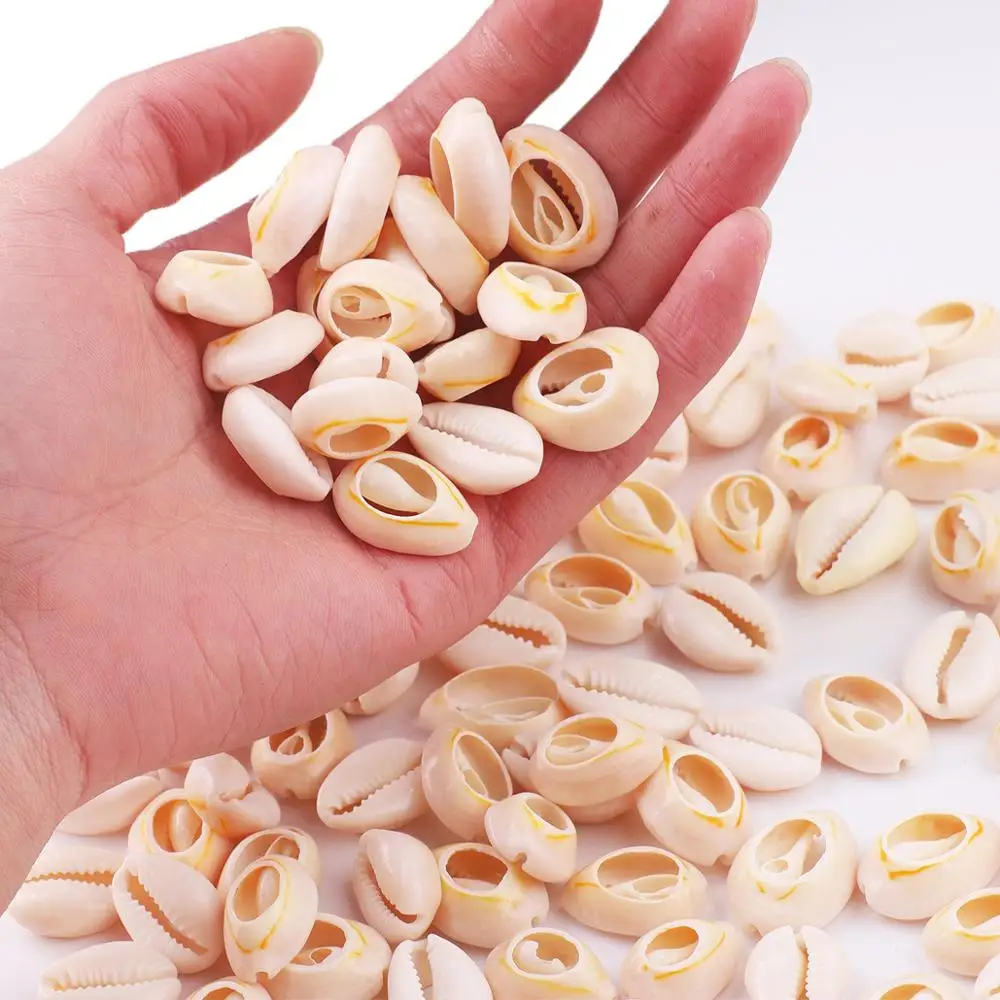 20 шт./лот бусины с подвеской в виде морских ракушек натуральным раковиной для