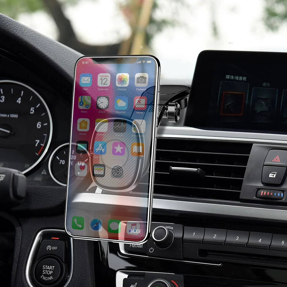 Автомобильный держатель для телефона FLOVEME магнитный складной iPhone 11 XS MAX Samsung на