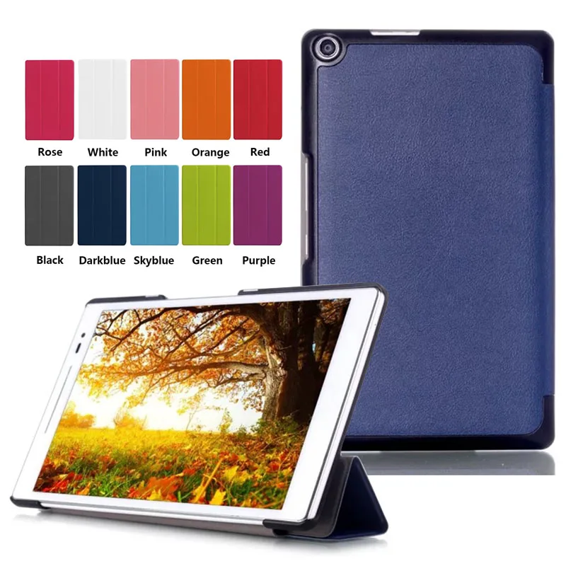 Трехскладной кожаный чехол подставка для ASUS ZenPad Z8S 8 0 Z582KL P00J Z380C/M/KL/KNL P024 P00A Z581KL