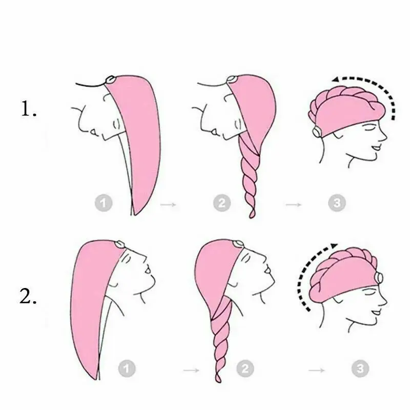 Банное полотенце из микрофибры для сушки волос быстросохнущее женское банное