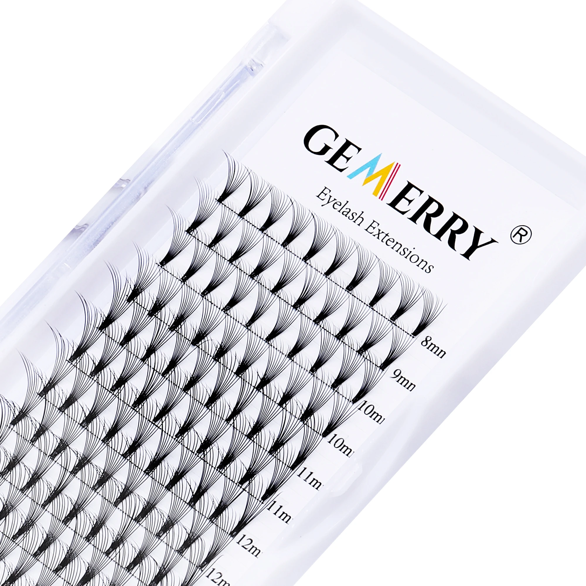 10D готовые русские объемные вентиляторы для наращивания ресниц макияж короткие