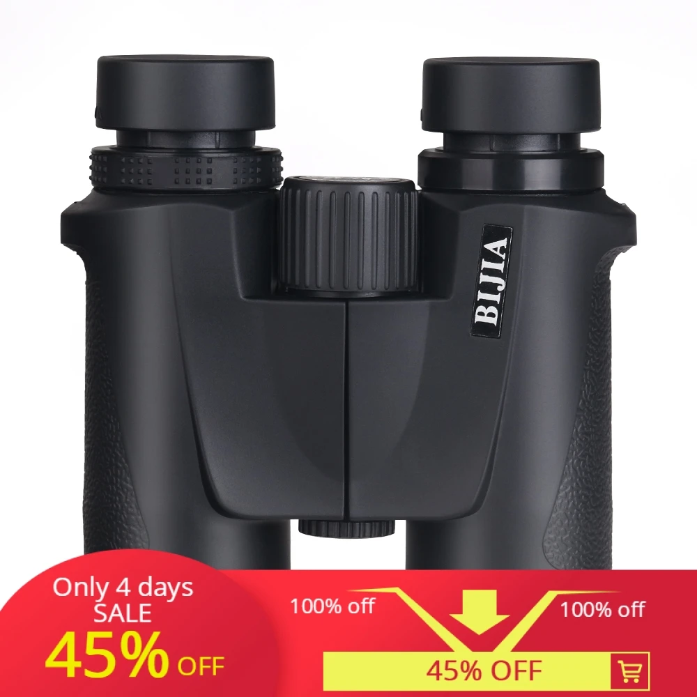 BIJIA 8x32 высококачественный Бинокль Профессиональный BAK4 призма широкоугольный