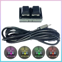 Black RGB USB Keypad 2-key Copy And Paste One-key Password Multiple Key Combinations Custom Shortcut Keys OSU Gaming Key