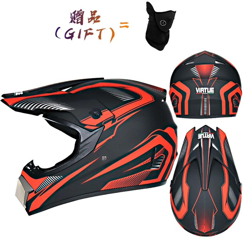 Новинка 2018 мотоциклетный шлем для мотокросса мотоциклистов полный велосипедный