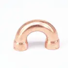 8x0,9x25 мм 180 градусов обратный локоть Медный Конец подачи сварочная Труба Адаптер кондиционер воздуха холодильник