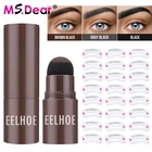 Набор для формирования бровей, штамп для бровей, водостойкий штамп для бровей естественной формы, Контурный карандаш, макияж, тени для бровей, стойкий