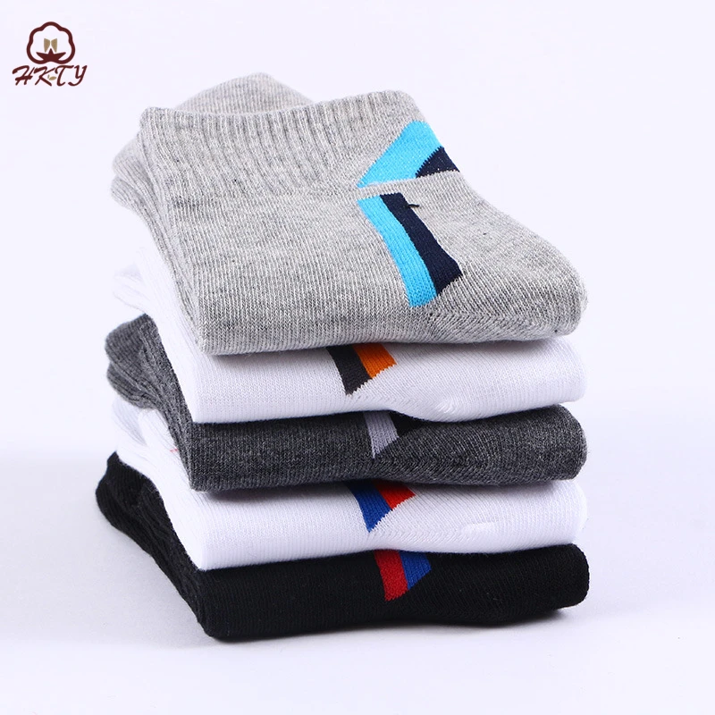 5 пар мужских носков из чесаного хлопка высококачественные дышащие осенние и